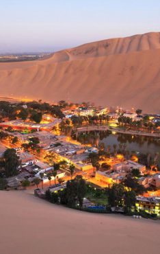 Huacachina Huacachina desde Argentina